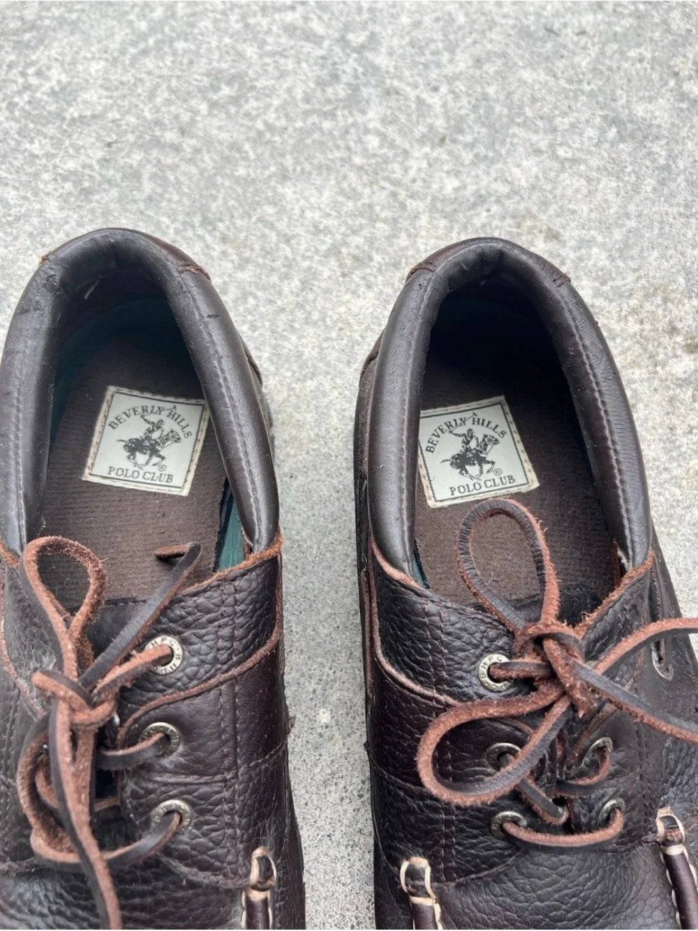 Vintage Beverly Hill Polo Club Boat Shoes Size 12